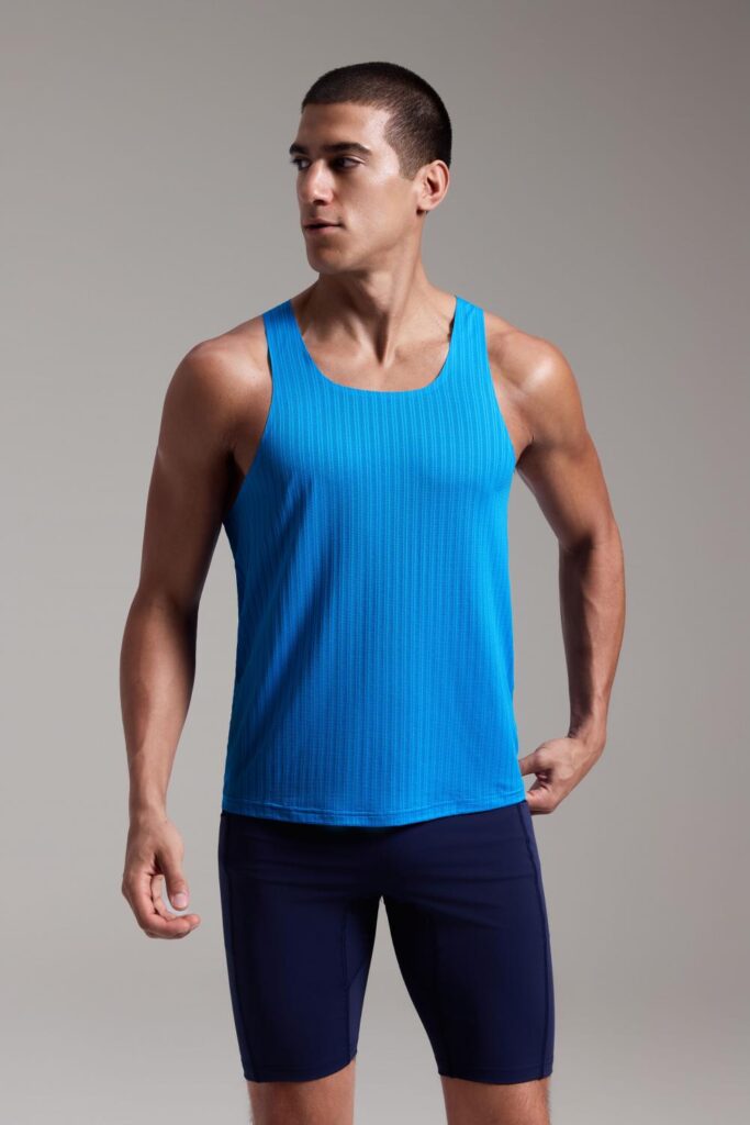 New solid color running vest, sports and leisure breathable quick drying vest, marathon couple style